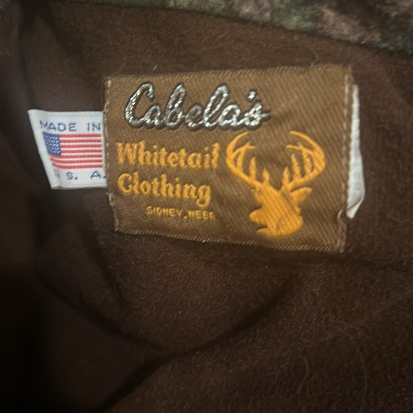 Cabelas whitetail clothing hunter print jacket camo jacket - Picture 3 of 3